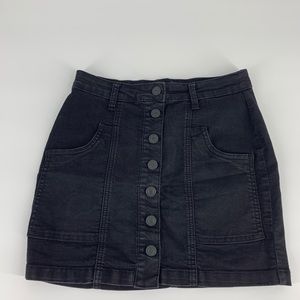 Brandy Melville black mini skirt
